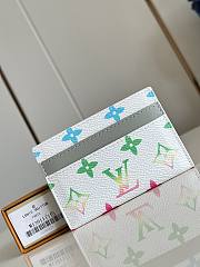 LOUIS VUITTON | Monogram Eclipse Card Holder In White - 1