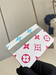 LOUIS VUITTON | Monogram Eclipse Card Holder In White - 3