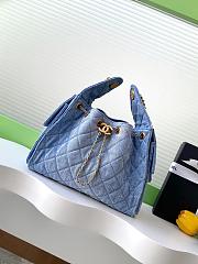 CHANEL | 25C Small Hobo Bag AS5231 Denim Blue - 1
