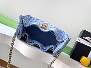 CHANEL | 25C Small Hobo Bag AS5231 Denim Blue - 5