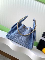 CHANEL | 25C Small Hobo Bag AS5231 Denim Blue - 3