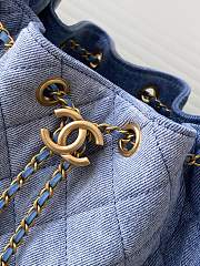CHANEL | 25C Small Hobo Bag AS5231 Denim Blue - 2