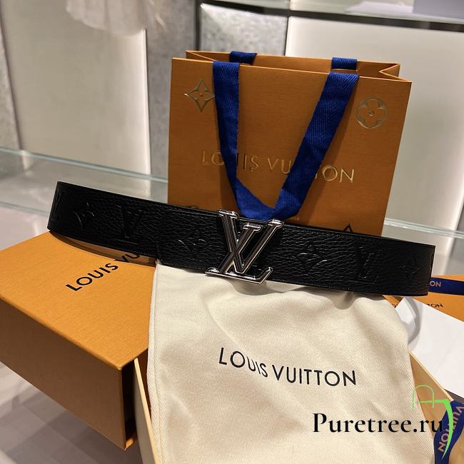 LOUIS VUITTON | Belt In Black 01 4 cm - 1
