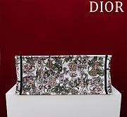 DIOR | Large Dior Book Tote White Multicolor D-Floral Embroidery - 3