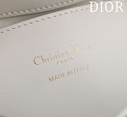 DIOR | Small Dior Toujours Vertical Tote Bag Latte Macrocannage Calfskin - 2