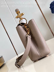 Louis Vuitton | Capucines BB Taurillon Leather In Beige M48865 - 27 x 18 x 9cm - 5