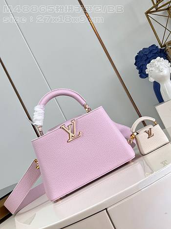 Louis Vuitton | Capucines BB Taurillon Leather In Pink M48865 - 27 x 18 x 9cm