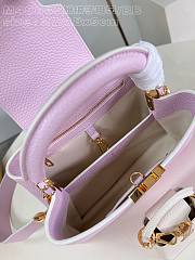 Louis Vuitton | Capucines BB Taurillon Leather In Pink M48865 - 27 x 18 x 9cm - 2