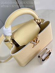 Louis Vuitton | Capucines BB Taurillon Leather In Yellow M48865 - 27 x 18 x 9cm - 4