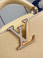 Louis Vuitton | Capucines Mini Taurillon Leather In Yellow M48865 - 4