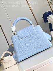Louis Vuitton | Capucines BB Taurillon Leather In Blue M48865 - 27 x 18 x 9cm - 6