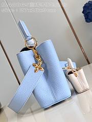 Louis Vuitton | Capucines BB Taurillon Leather In Blue M48865 - 27 x 18 x 9cm - 5