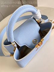 Louis Vuitton | Capucines BB Taurillon Leather In Blue M48865 - 27 x 18 x 9cm - 3