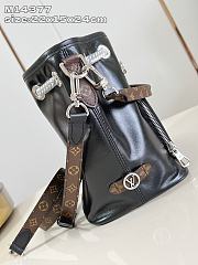 LOUIS VUITTON | No Way Vibe Bucket Bag Sheepskin Black - 2