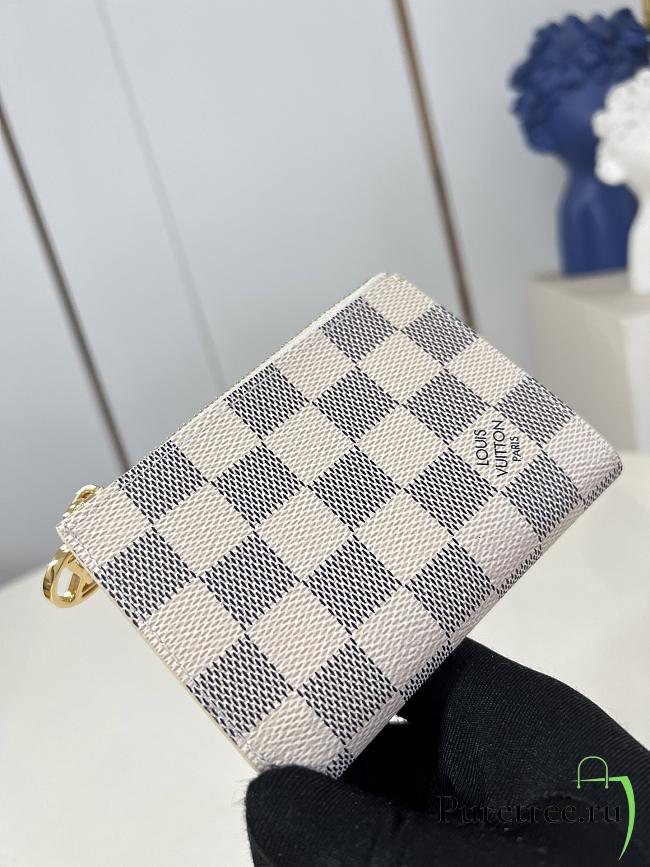 LOUIS VUITTON | Lisa Wallet Coated canvas Damier Azur - 1