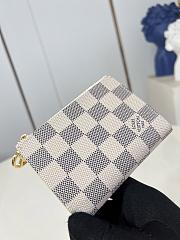 LOUIS VUITTON | Lisa Wallet Coated canvas Damier Azur - 1