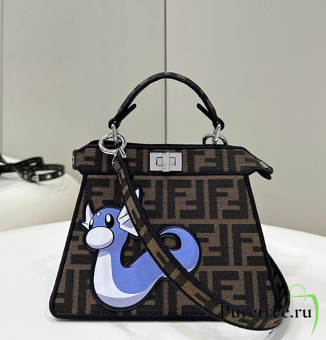 FENDI X FRGMT X POKEMON Fabric Jacquard FF 1974 Pokemon - 1