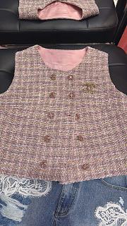 Chanel Popular plaid vest fabric 01 - 2