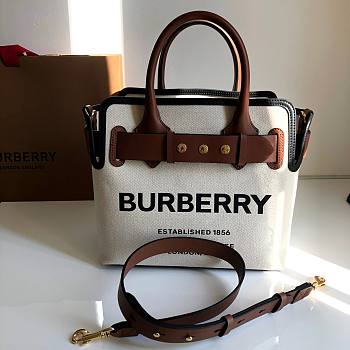 BURBERRY | Horseferry Print Canvas Tote Bag Size 28 cm