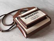 BURBERRY | Mini Pocket Bag in Natural/malt brown  - 3