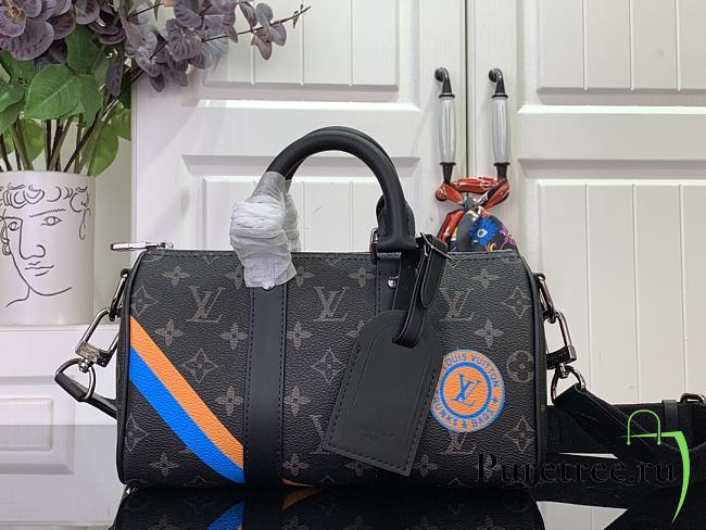 LOUIS VUITTON | Keepall Bandoulière 25 Monogram Heritage - 1
