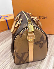 LOUIS VUITTON | Speedy Bandouliere Monogram Giant Reverse 30 Brown - 5