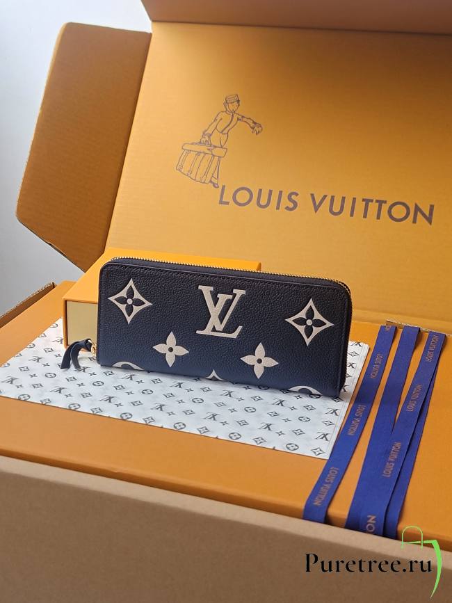 LOUIS VUITTON | Clémence Monogram Empreinte Wallet - 1