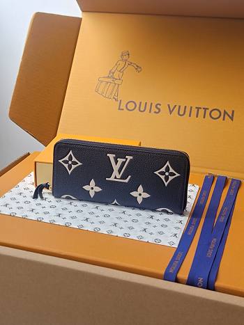 LOUIS VUITTON | Clémence Monogram Empreinte Wallet