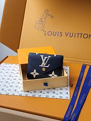 LOUIS VUITTON | Victorine Wallet Monogram Canvas Dark Blue - 1