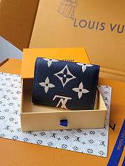 LOUIS VUITTON | Victorine Wallet Monogram Canvas Dark Blue - 5