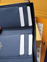 LOUIS VUITTON | Victorine Wallet Monogram Canvas Dark Blue - 3