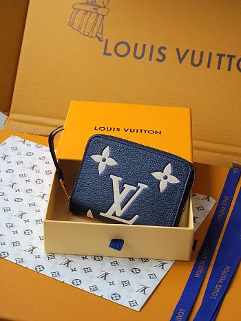 LOUIS VUITTON | Zippy Coin Purse In Dark Blue
