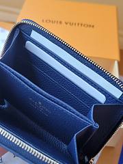 LOUIS VUITTON | Zippy Coin Purse In Dark Blue - 4