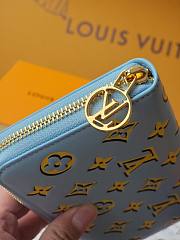 LOUIS VUITTON | Long Wallet In Blue - 3