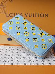 LOUIS VUITTON | Long Wallet In Blue - 5