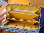 LOUIS VUITTON | Long Wallet In Blue - 6