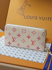 LOUIS VUITTON | Zippy Wallet Monogram Empreinte Leather Sunrise Aquarelle - 6