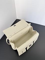 BALENCIAGA | Bel Air Clutch with Strap Small for Women in White - 4