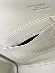 BALENCIAGA | Bel Air Clutch with Strap Small for Women in White - 2