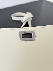 BALENCIAGA | Bel Air Clutch with Strap Small for Women in White - 3