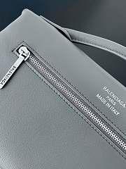 BALENCIAGA | Bel Air Clutch with Strap Small for Women in Grey - 6