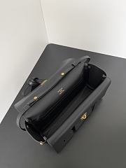 BALENCIAGA | Bel Air Clutch with Strap Small for Women in Black Gold harware - 6