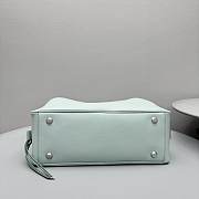 BALENCIAGA | Women's Carrie Bowling Bag Small in Green - 2