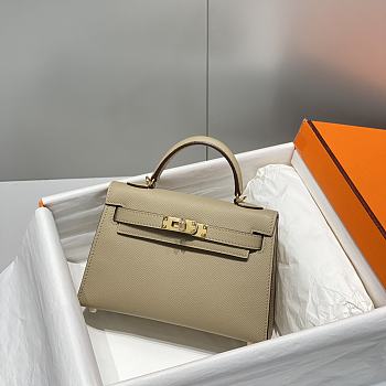 HERMES | Mini Kelly 19 In Beige