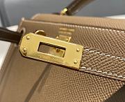 HERMES | Mini Kelly 19 In Gray - 6