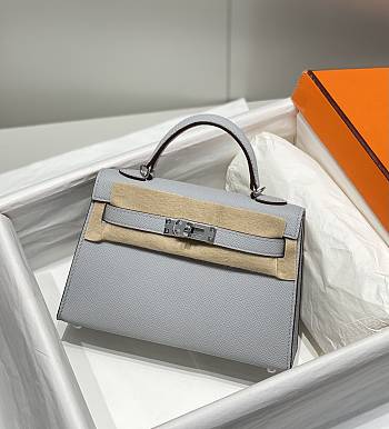 HERMES | Mini Kelly 19 In Blue