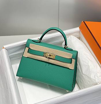 HERMES | Mini Kelly 19 In Green 