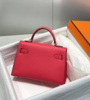 HERMES | Mini Kelly 19 In Red - 3