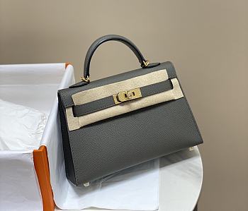 HERMES | Mini Kelly 19 In Dark Gray