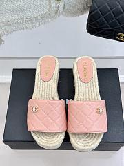 Chanel Thick-soled Slippers In Pink - 5